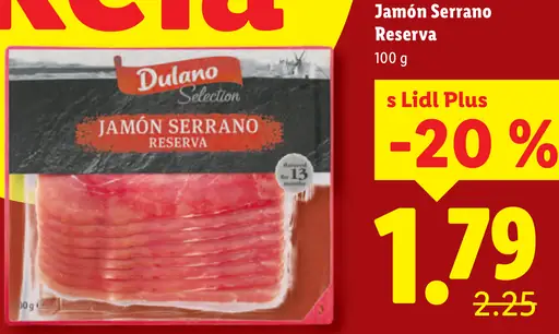 Dulano Jamón Serrano Reserva