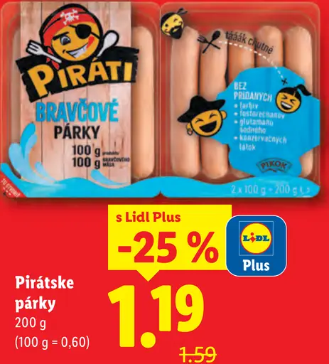 Piráti Bravčové párky