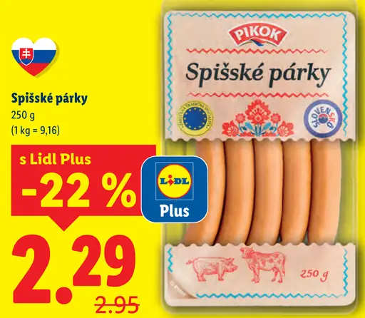 Pikok Spišské párky