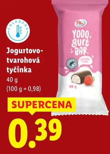 Jogurtovo-tvarohová tyčinka