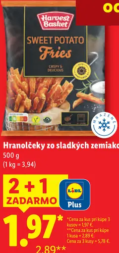 Harvest Basket hranolčeky zo sladkých zemiakov
