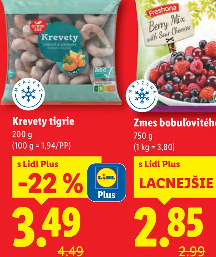 Ocean Sea Tigre krevety