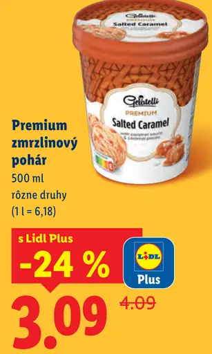 Gelatelli Premium zmrzlinový pohár