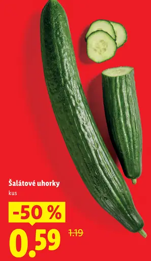 Šalátové uhorky čerstvé