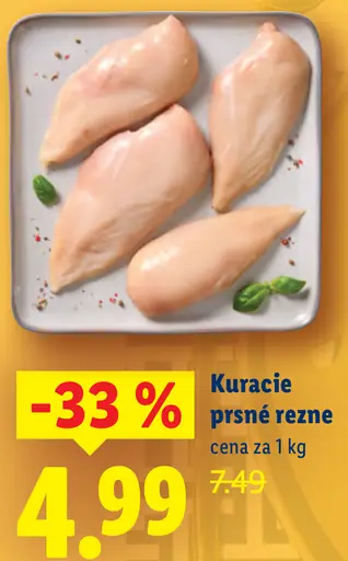 Kuracie prsia rezne
