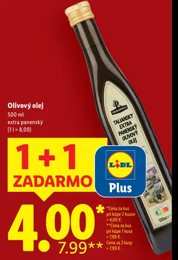 Taliansky extra panenský olivový olej