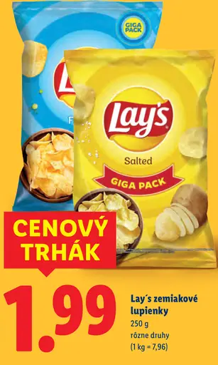Lay's zemiakové lupienky