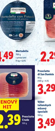 Italiano Mortadella con Pistacchi