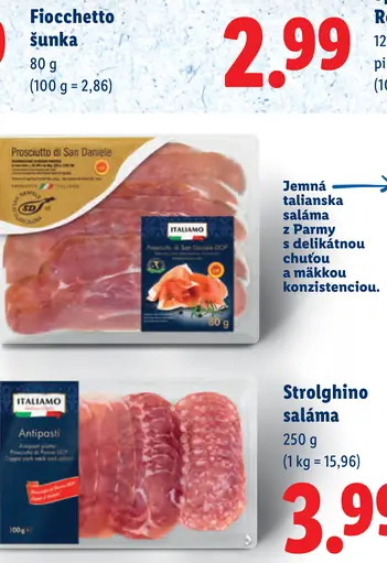 Italiamo Fiocchetto šunka