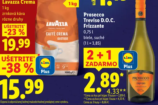 Lavazza Crema zrnková káva