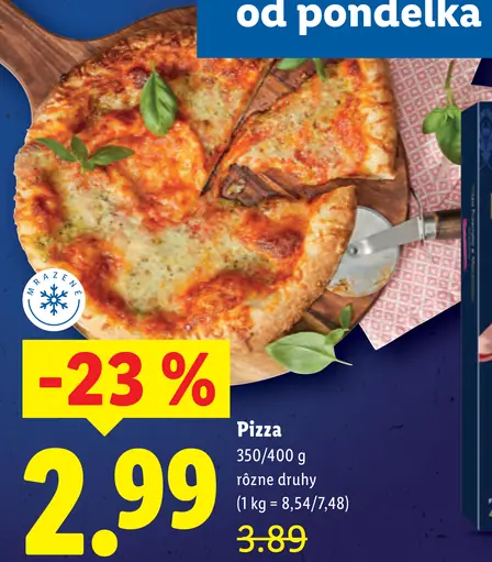 Italiamo mrazená pizza rôzne druhy