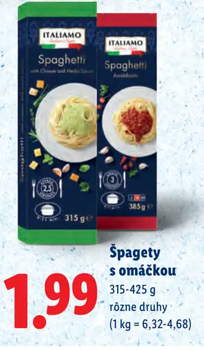 Italiamo špagety s omáčkou