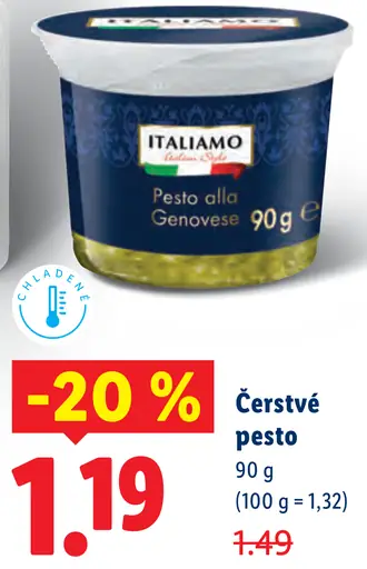 Italiamo čerstvé pesto alla Genovese