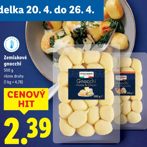 Italiamo Zemiakové gnocchi