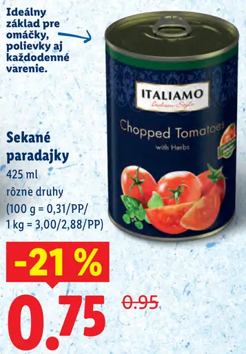 Italiamo Sekané ochutené paradajky