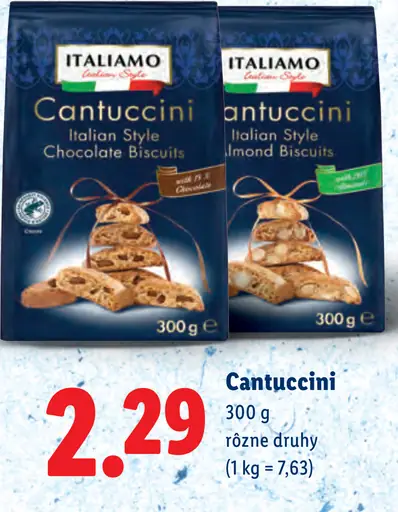Italiamo Cantuccini mandľové sušienky
