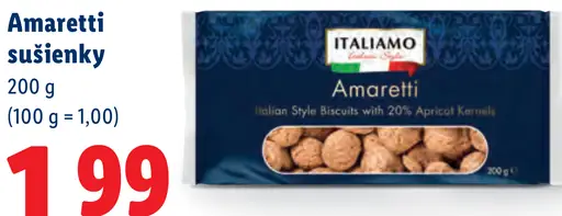 Italiamo Amaretti sušienky