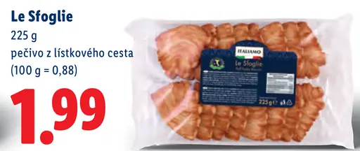 Italiamo Sfogliatine pečivo z lístkového cesta