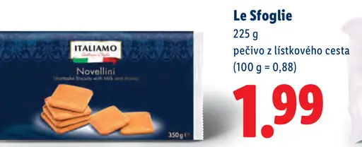 Italiamo Le Sfoglie pečivo z lístkového cesta