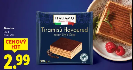 Italiamo tiramisu koláč
