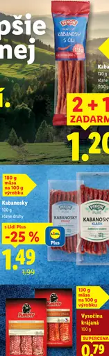 Pikok Kabanosy bravčové s čili