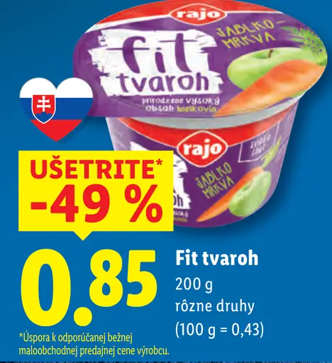 Rajo Fit tvaroh