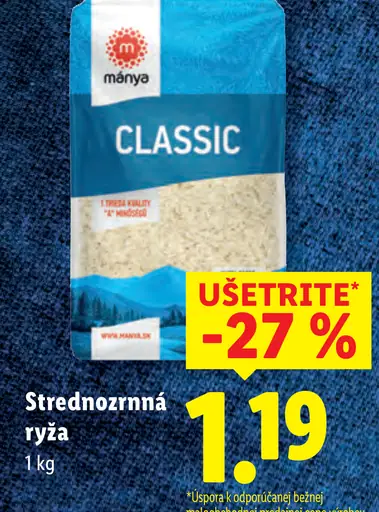 Mäna classic ryža