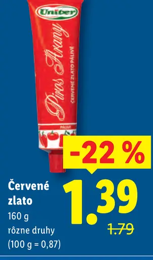 Univer Červené zlato paradajkový pretlak