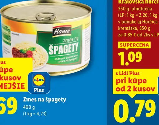 Hamé Zmes na špagety