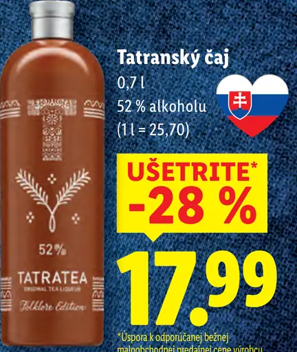 Tatranský čaj bylinný likér