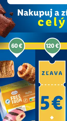 Zľava 5 € na celý nákup v predajni