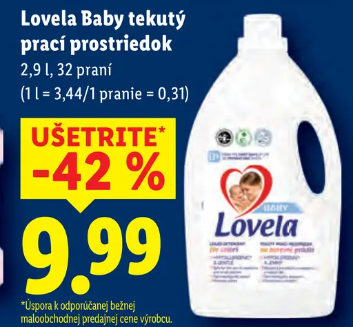 Lovela Baby tekutý prací prostriedok