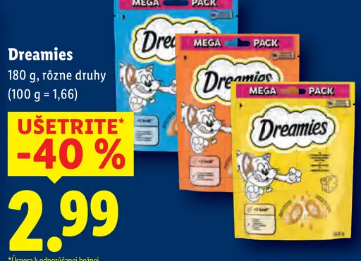 Dreamies pochúťka pre mačky