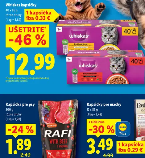 Whiskas Kapsičky pre mačky