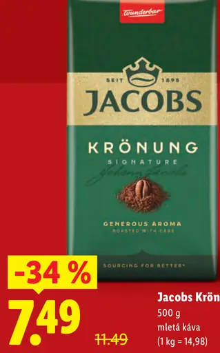 Jacobs Krönung Instantná káva