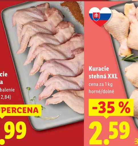 Kuracie stehná XXL horné a dolné