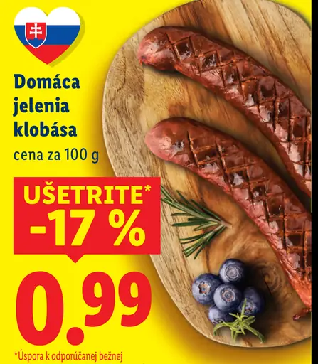 Domáca jelenia klobása
