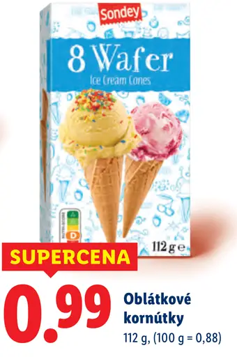 Sondey oblátkové kornútky