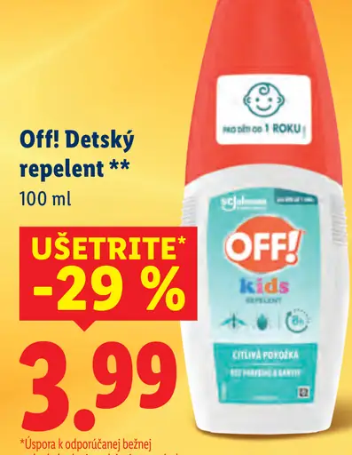 OFF! Detský repelent