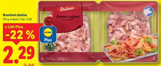 Dulano Bravčová slanina krájaná