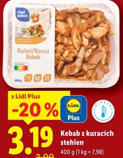 Chef Select Kebab z kuracích stehien