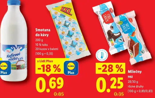 Pilos kefírové mlieko 1,1 % tuku