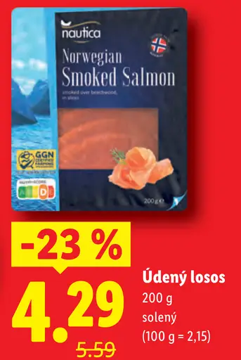 Nautica údený losos solený