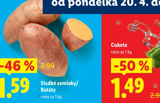 Sladké zemiaky/Bataty