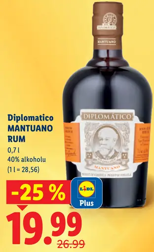 Diplomático Mantuano rum