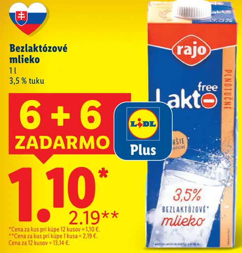 Rajo Barista mlieko 3,5% tuku