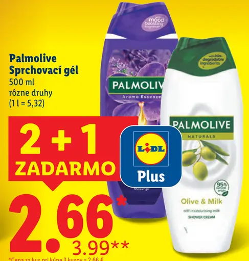 Palmolive sprchový gél vybrané druhy