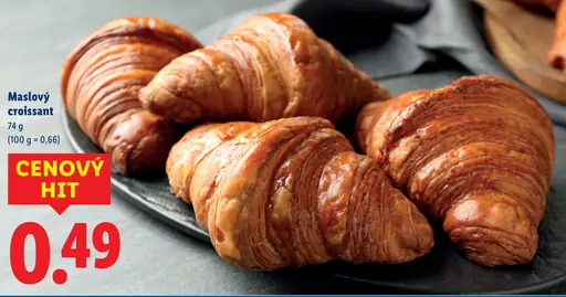 Maslový croissant