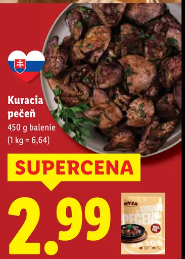 Kuracia pečeň čerstvá