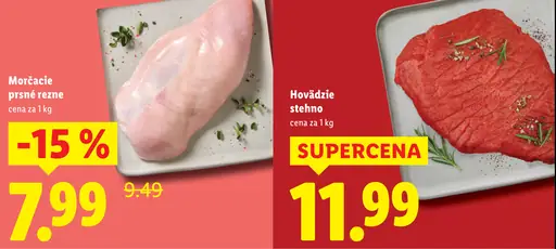 Morčacie prsné rezne čerstvé